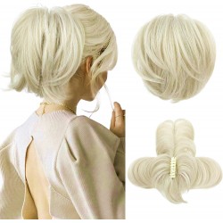 Extensie de par coada cu cleste 25 cm Blond Deschis Cod 0290AB-88#